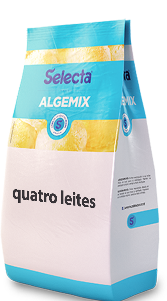 SABORIZANTE EM PÓ ALGEMIX QUATRO LEITES 1KG DUAS RODAS