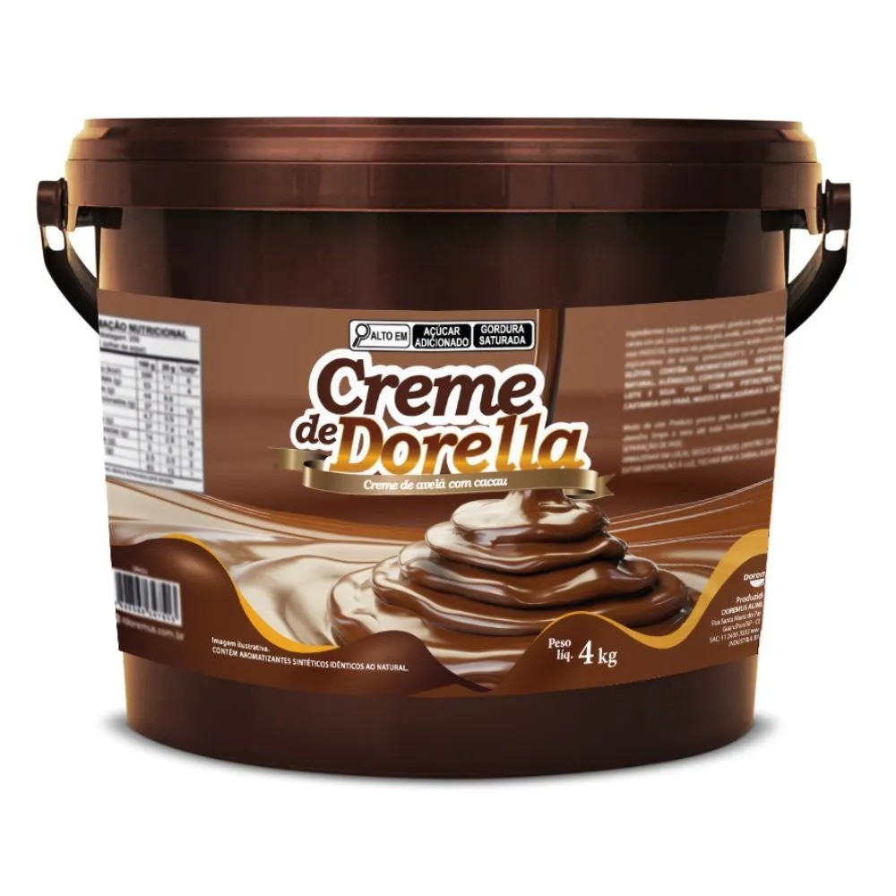 RECHEIO CREME DORELLA 4KG DOREMUS