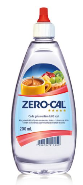 ADOÇANTE ZERO CAL SACARINA 200 ML