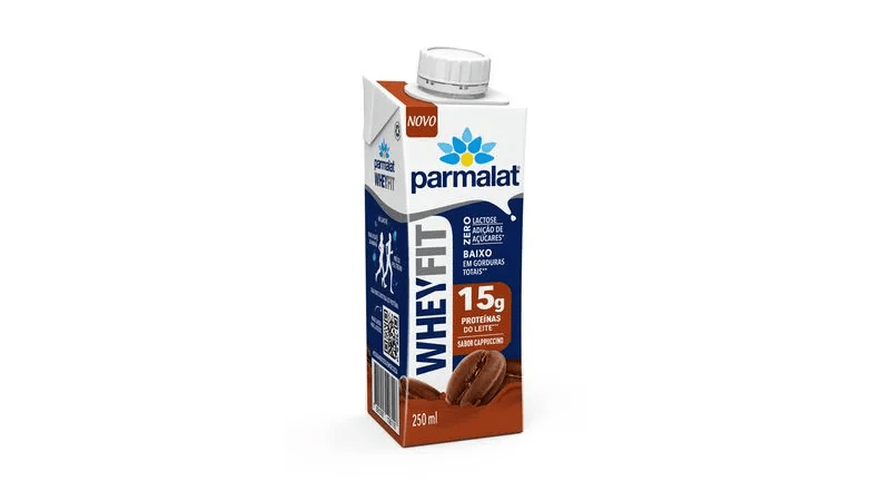 BEBIDA LACTEA PARMALAT WHEYFIT CAPPUCCINO ZERO LACTOSE 250ML