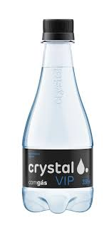 ÁGUA MINERAL CRYSTAL VIP COM GAS 350ML