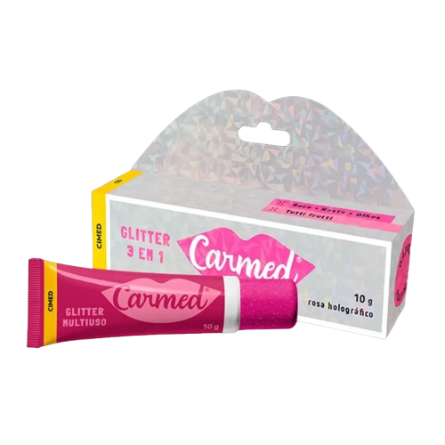 CARMED HIDRATANTE LABIAL GLITTER 3 EM 1 10 G