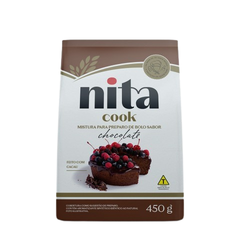 MISTURA PARA BOLO NITA CHOCOLATE 450G