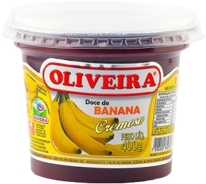 DOCE OLIVEIRA BANANA 400 GRAMAS