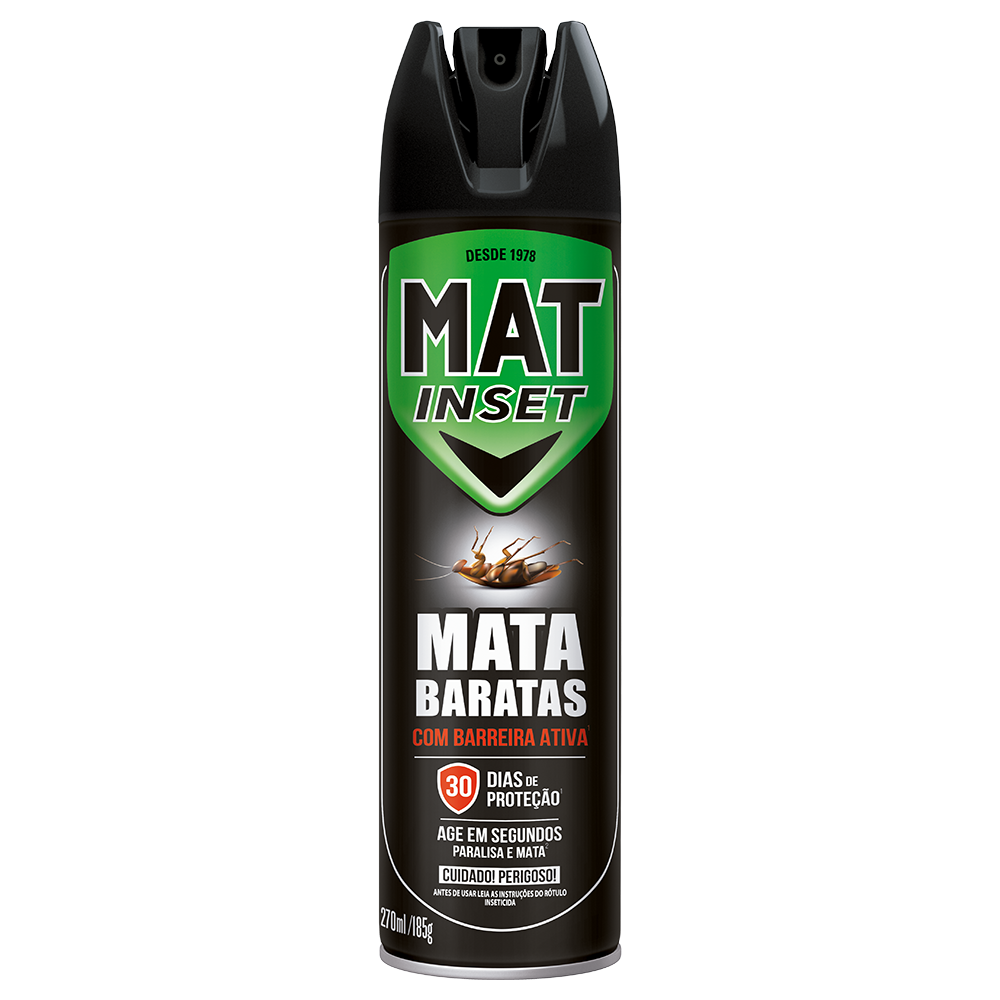 INSETICIDA AERO MAT INSET 270ML MATA BARATAS