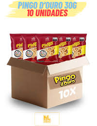PINGO DE OURO 30G BACON CJ 10UN