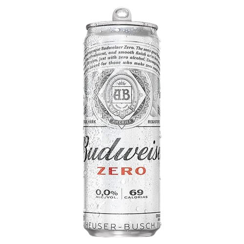 CERVEJA BUDWEISER ZERO 350ML LANÇAMENTO SLEEK