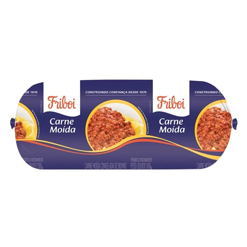 CARNE MOIDA BOVINO FRIBOI CONGELADA PACOTE 500 GR