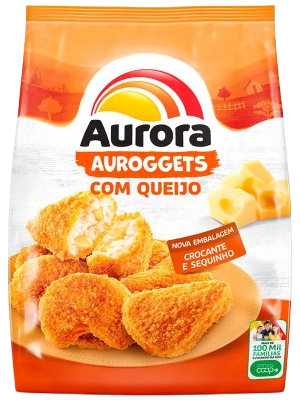 EMPANADO AURORA AUROGGETS QUEIJO 900G