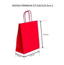 ..SCL WMA KR 17,5X8,5X21,5CM VERMELHA 1