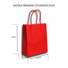 ...SCL WMA 23,5X10X31,5CM VERMELHA 10U