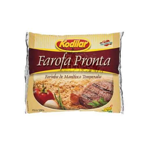 FAROFA PRONTA KODILAR MANDIOCA TEMPERO 500G