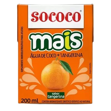 AGUA DE COCO SOCOCO MAIS TANGERINA 200ML