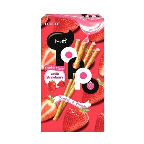 BISCOITO PALITO TOPPO MORANGO 40G