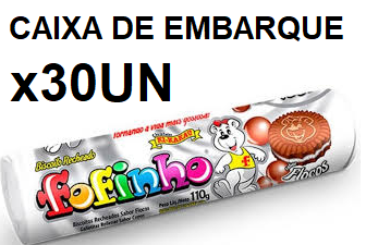 BISC RECH FOFINHO 110G FLOCOS CX 30UN