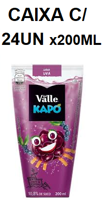 SUCO KAPO 200ML UVA CJ 24.00