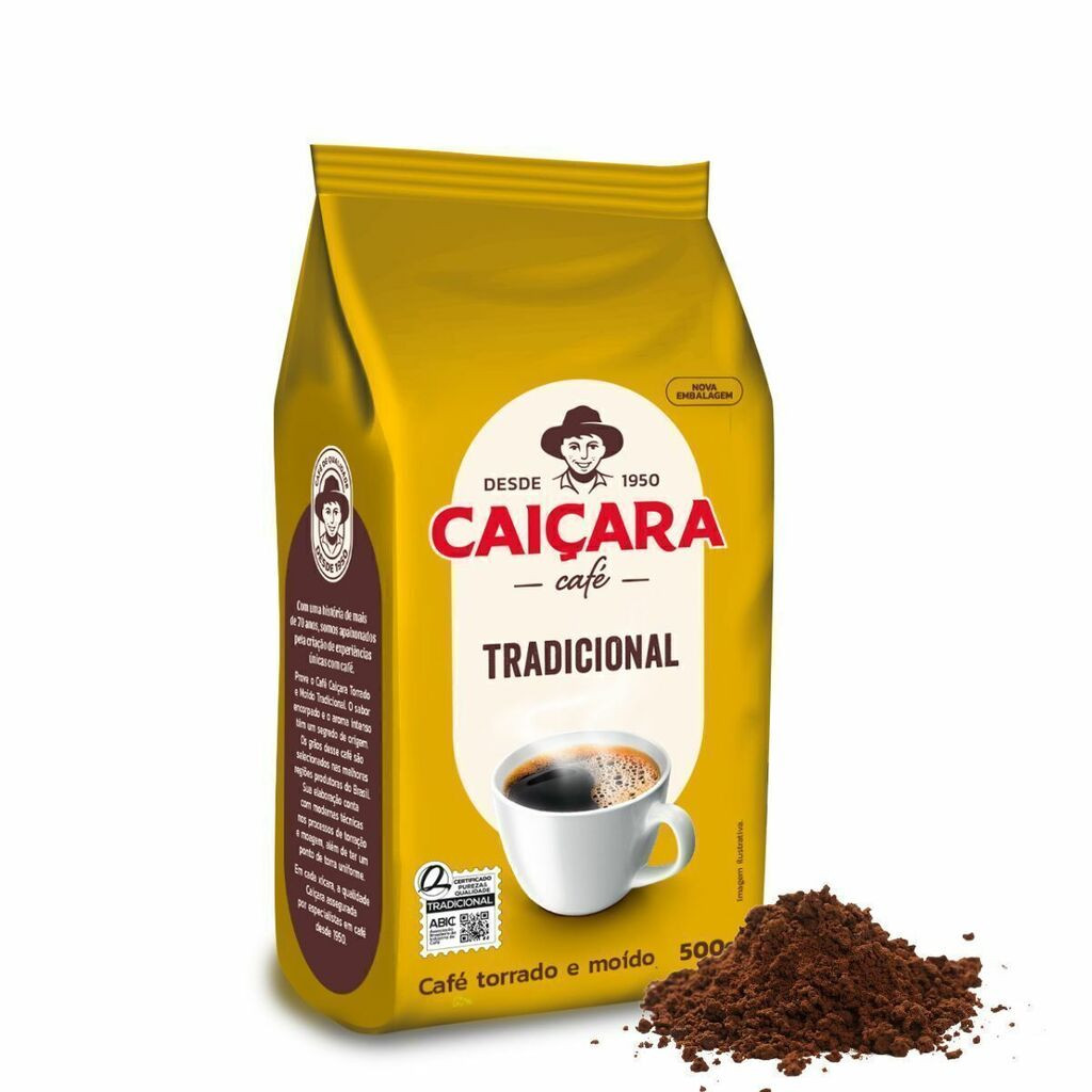 CAFÉ CAIÇARA TORRADO E MOÍDO TRAD. POUCH 500 G