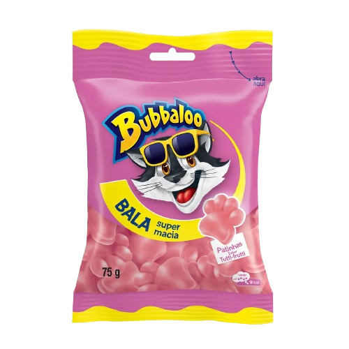 BALA BUBBALOO TUTTI FRUTTI 75 GRAMAS