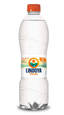 ÁGUA MIN LINDOYA COM GAS 510ML
