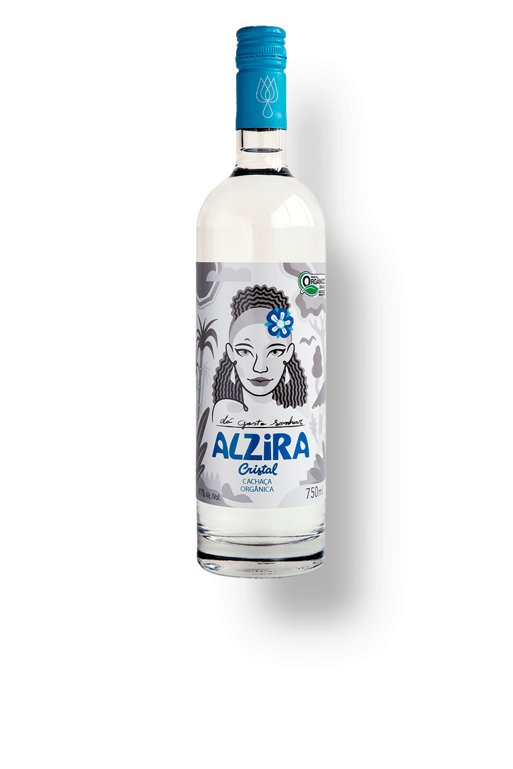 CACHACA ORG CRISTAL 750ML ALZIRA