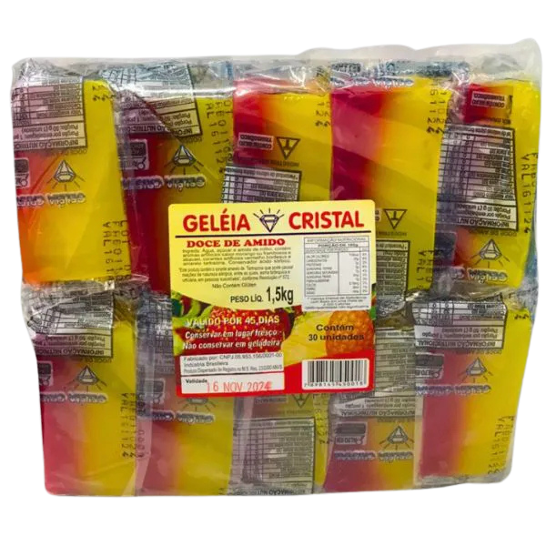 GELEIA D AGUA 30X50G CRISTAL