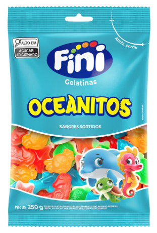 BALA GELATINA OCEANITOS 250G FINI