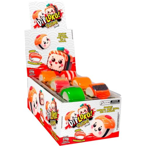 BALA GELATINA SUSHI GU 18X15G DIPLOKO