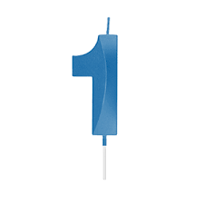 VELA MINI DESIGN AZUL N1 SILVERPLASTIC