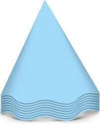 CHAPEU ANIV COLORS AZUL AGUA C/8 REGINA
