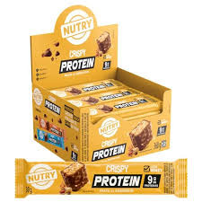BARRA PROTEINA CRISPY COOKIES 12UN NUTRY