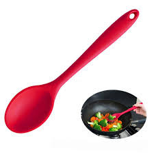 COLHER DE SILICONE VERMELHO 1UN UNICA