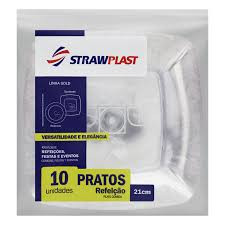 PRATO PQC-021 QUADR CRIST 21CM 10U STRAW