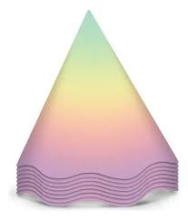 CHAPEU ANIV COLORS PASTEL RO C/8 REGINA