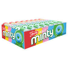PASTILHA ROLLY MINTY FRUIT 12UN DOCILE