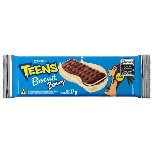 BISCOITO MARILAN TEENS BISCUIT BAUNY 37G