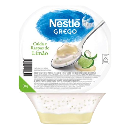 IOGURTE NESTLE GREGO 90G RASPA DE LIMAO