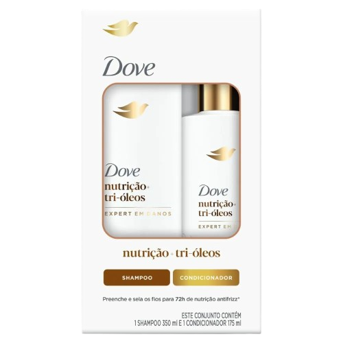 SHAMPOO DOVE NUTRICAO 350ML+CONDICIONADOR 175ML