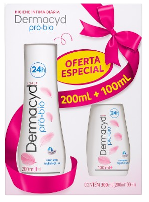 SABONETE INTIMO DERMACYD FEMINA 200ML+100ML