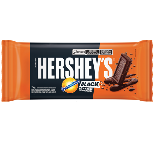 CHOCOLATE HERSHEYS 75G MEIO AMARGO OVOMALTINE