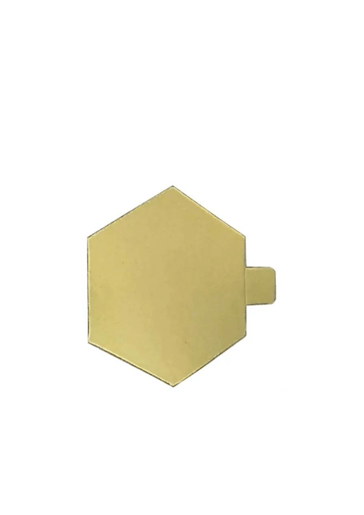 BASE LAM HEXAG OURO 5CM 15UN PRIME CHEF