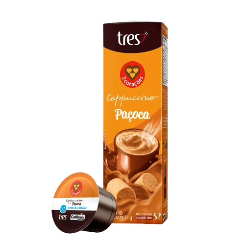 CAPSULA TRES CAPPUCCINO PACOCA 11G COM 10