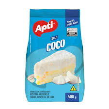 MISTURA PARA BOLO APTI COCO 400 GRAMAS