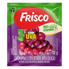 REFRESCO EM PO FRISCO 18g UVA