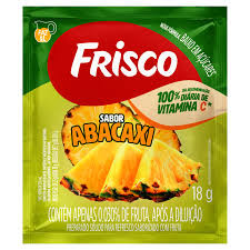 REFRESCO EM PO FRISCO 18g ABACAXI