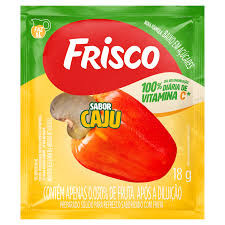 REFRESCO EM PO FRISCO 18g CAJU