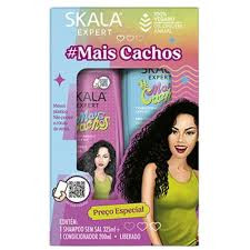 KIT SKALA MAIS CACHOS SHAMPOO 325+CONDICIONADOR 200ML