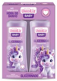 KIT UMIDILIZ 150ML SAB LIQ E ATIVADOR BABY LAVANDA