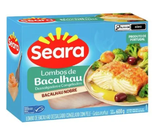 SEARA LOMBO BACALHAU DESSALG.600G