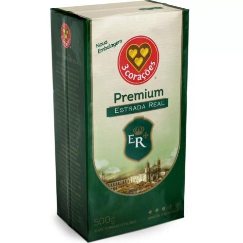 CAFÉ 3 CORAÇÕES PREMIUM ALMOFADA 500G