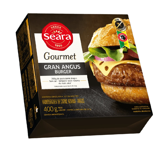 HAMBURGUER SEARA GOURMET ANGUS 400G